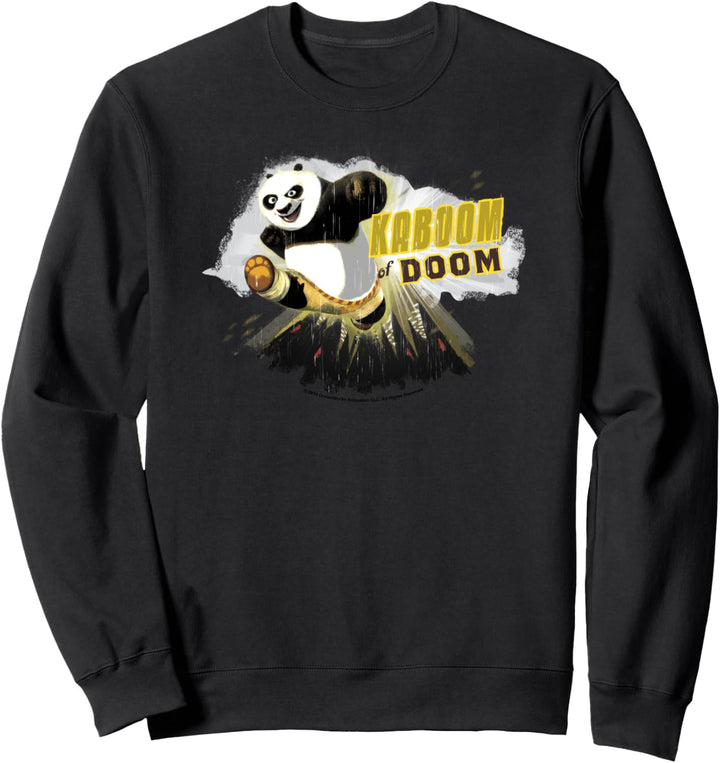Kung Fu Panda Po The Kaboom Of Doom Explosion Portrait Sweatshirt