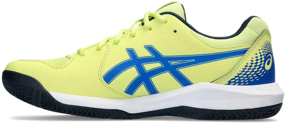 ASICS Herren Gel-Dedicate 8 Padel Sneaker 40 EU Glow Yellow Illusion Blue, 40 EU Glow Yellow Illusio