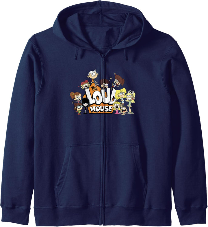 The Loud House Full Group House Logo Kapuzenjacke