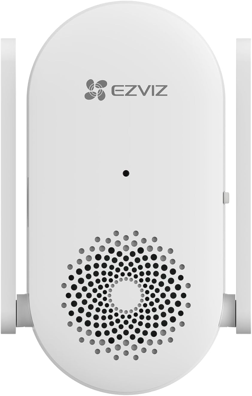EZVIZ Indoor WLAN Chime CH1 | 0–72 dB einstellbare Lautstärke, 20 Klingeltöne, Plug-in-Installation,
