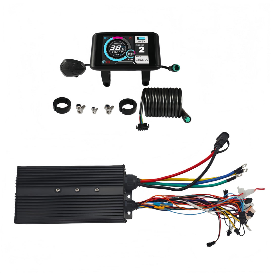 48V/60V/72V 3000W-5000W 100A Sinus Wave Ebike 24 Mosfet Controller Mit/Ohne LCD-Display Mit Regenera
