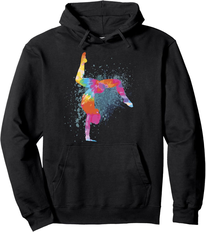 Turnen Mädchen Figur Design - Akrobatin Kunstturnen Turn Pullover Hoodie