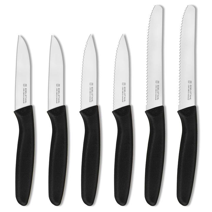 Gemüsemesser-Set,6-teilig,Multifunktionales Messer,Tomatenmesser,Ergonomischer Griff,Superscharfes K