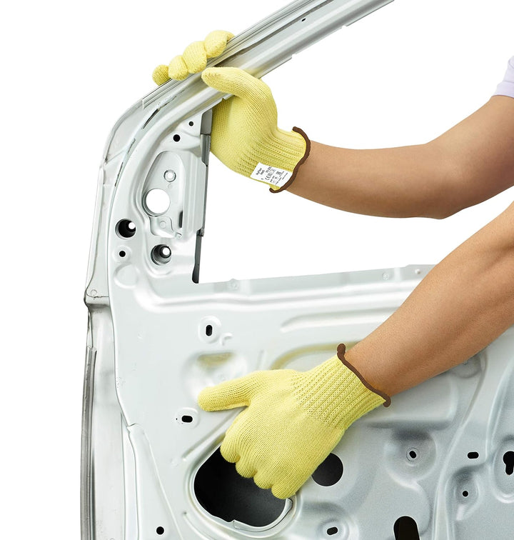 Ansell Neptune Kevlar 70-205 Schnittschutz-Handschuhe, Mechanikschutz, Gelb, Grösse 8 (12 Paar pro B