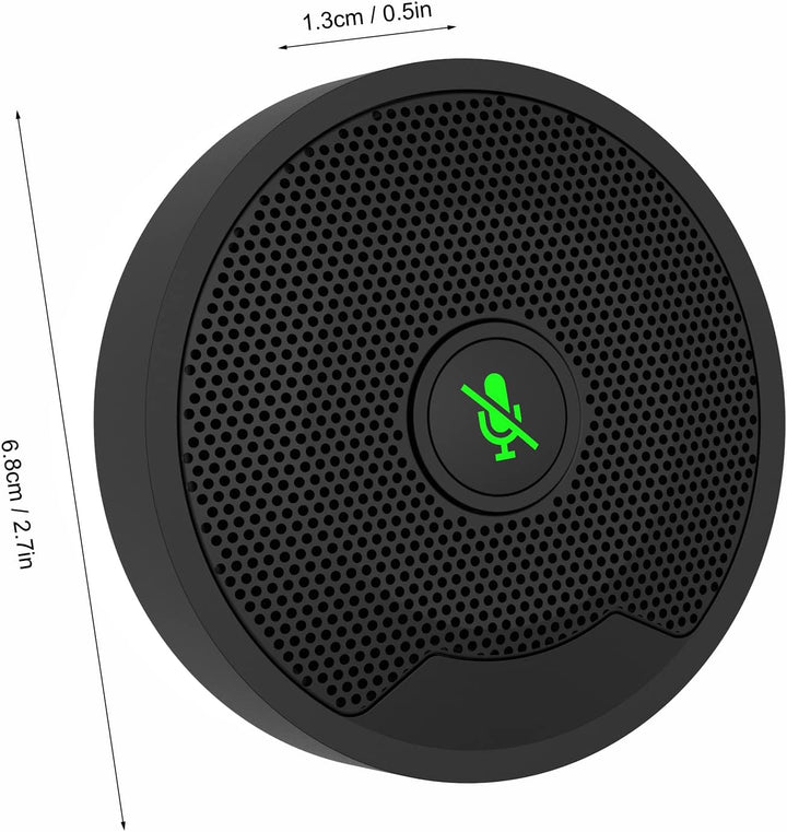 ACAGALA UM10 USB-Konferenzmikrofon 360° omnidirektionale Kondensator-PC-Mikrofone für Videokonferenz