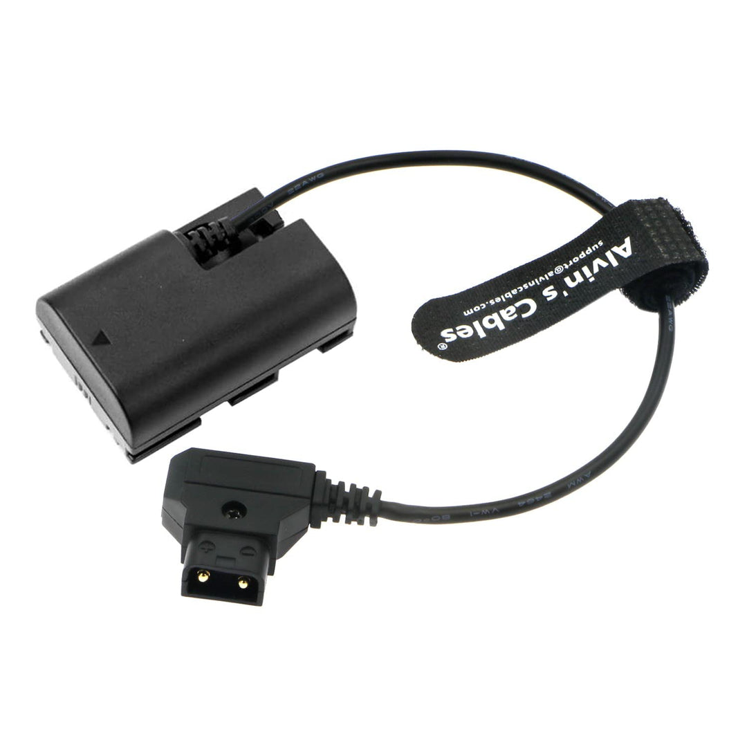 Alvin's Cables E6 Dummy Akku auf D-Tap Stromkabel für Canon-R5C Kamera 30 cm / 12 Zoll 30CM, 30CM