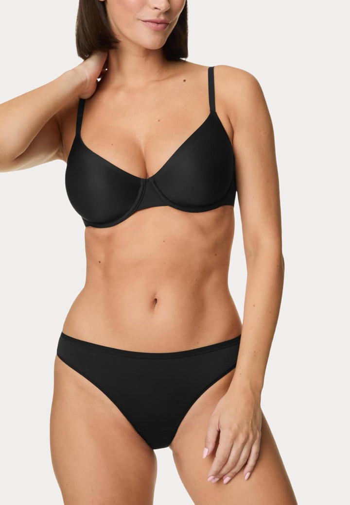 Marks & Spencer 5Er-Pack Tief Sitzende Tangas Aus Mikrofaser Damen, 34