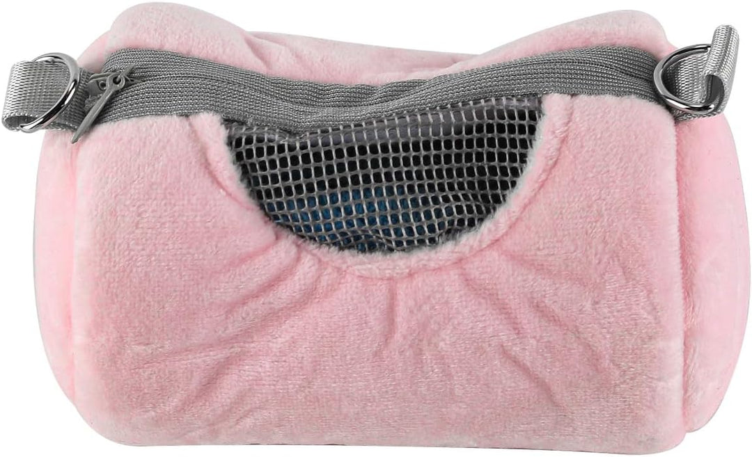 Haustiertasche für unterwegs, Hamster-Tragetasche, warme Hamstertasche für draussen, atmungsaktiv, R