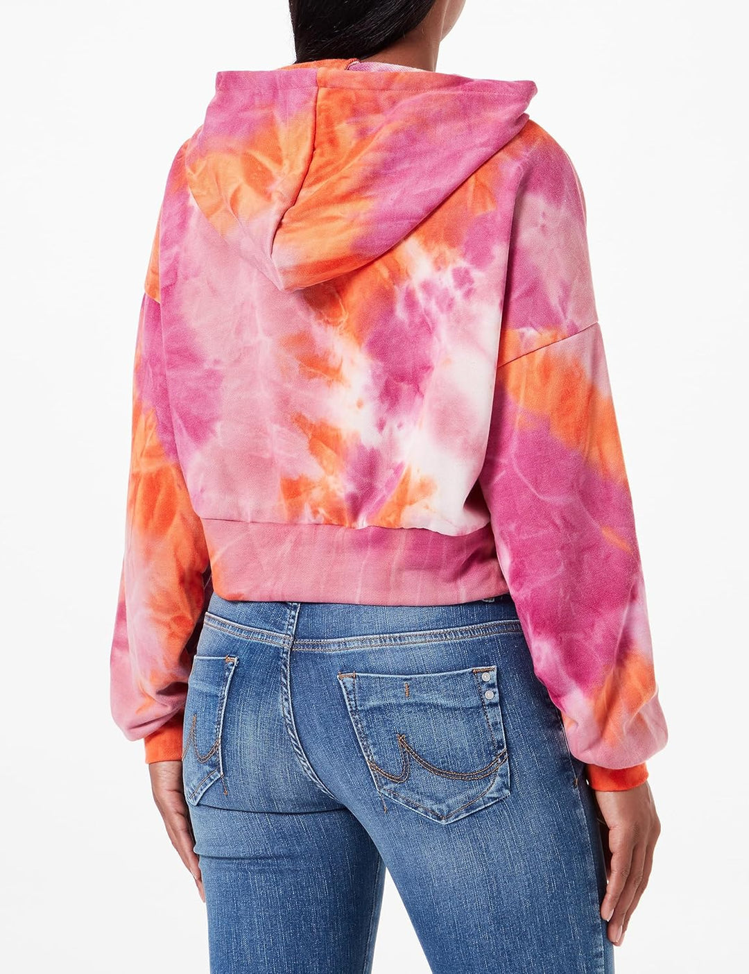 libbi Damen Hoodie S Orange Mehrfarbig, S Orange Mehrfarbig