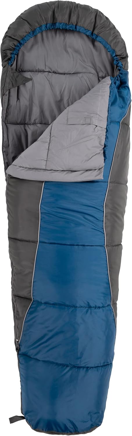 Trespass Bunka Unisex 3-Jahreszeiten-Schlafsack mit Hohlfaserfüllung Reichhaltiges Teal, Reichhaltig