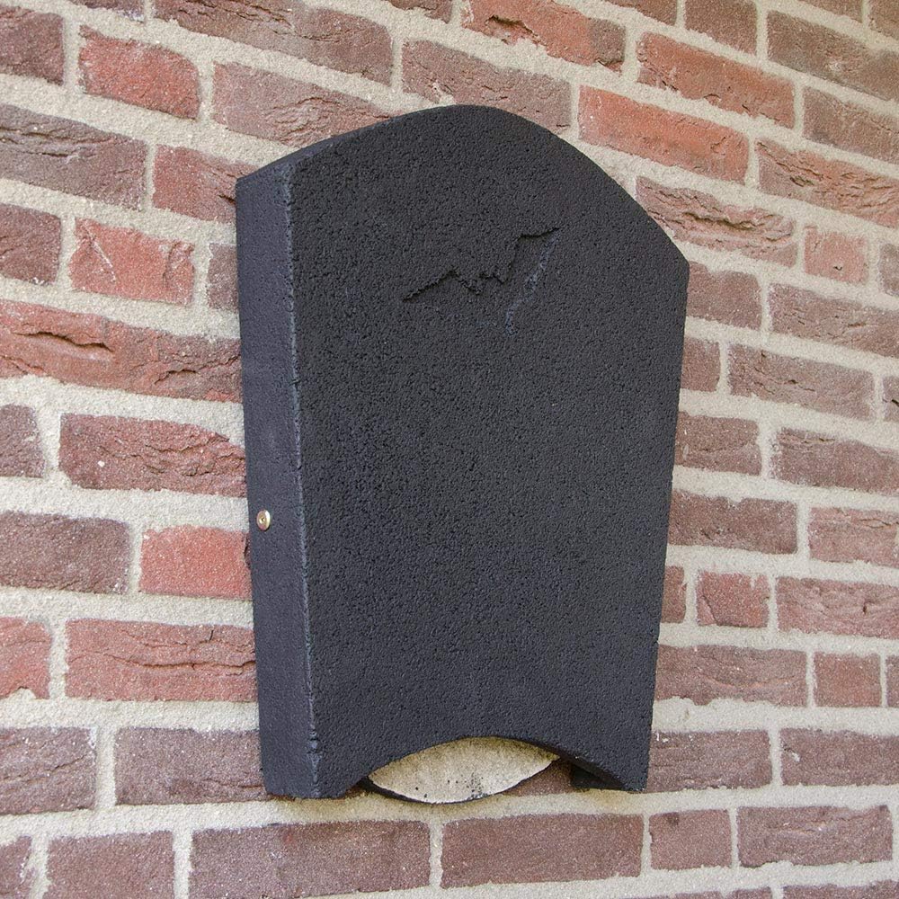 Vivara Fledermauskasten Beaumaris Maxi - 38 x 50 x 6,5 cm - Holzbeton - Nistkasten für Fledermäuse