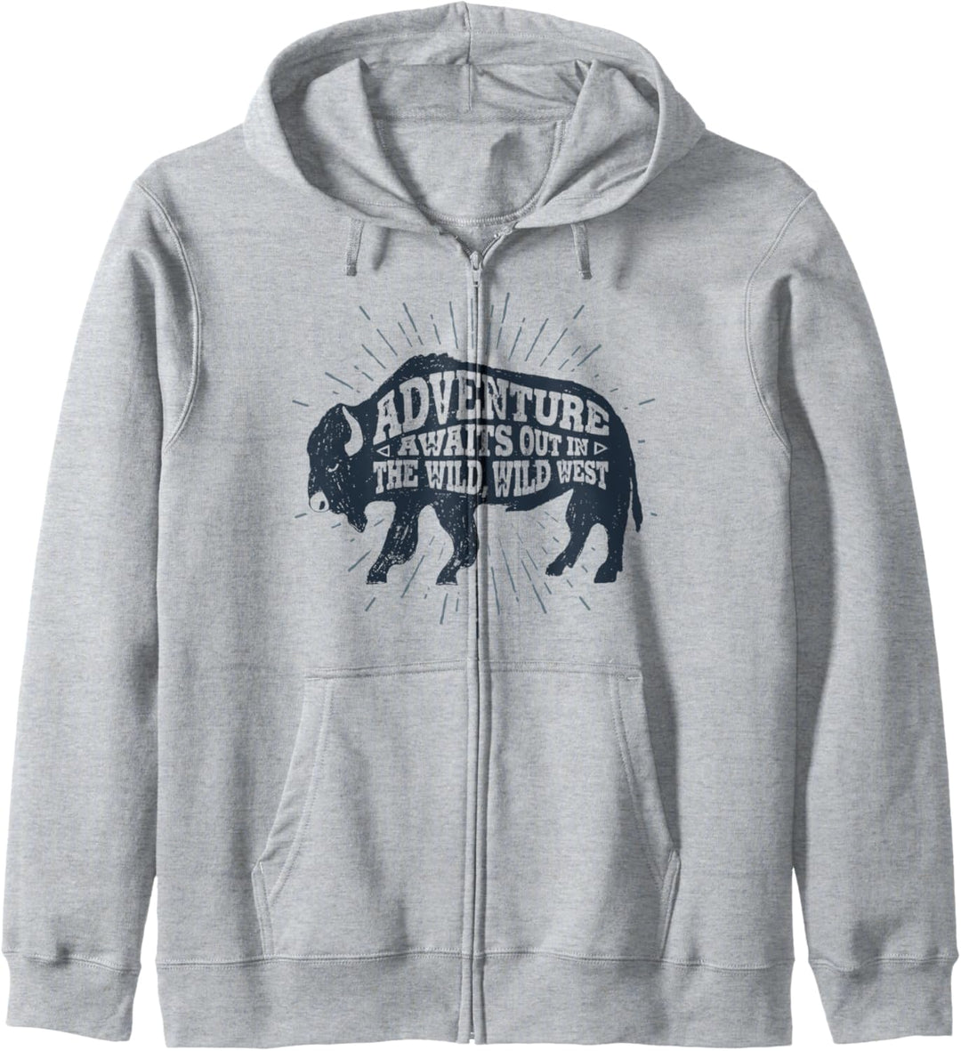 Adventure West Native American Tribal Art Wild Bull sacred Kapuzenjacke