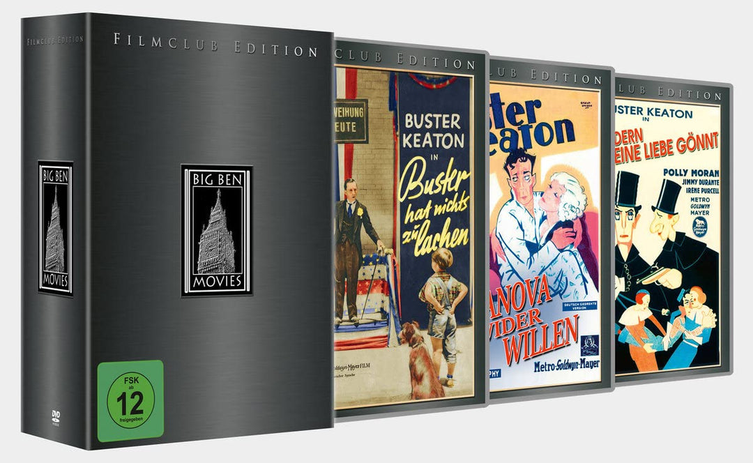 Buster Keaton Filmclub Edition [3 DVDs], DVD