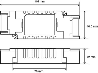 illuburg LED Trafo 12V 15W Dimmbar DALI Push für Osram Philips GU5,3 MR16 Flickerfree LED Netzteil T