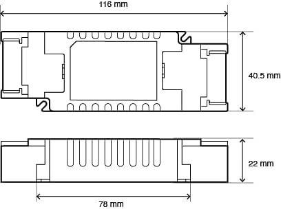 illuburg LED Trafo 12V 15W Dimmbar DALI Push für Osram Philips GU5,3 MR16 Flickerfree LED Netzteil T