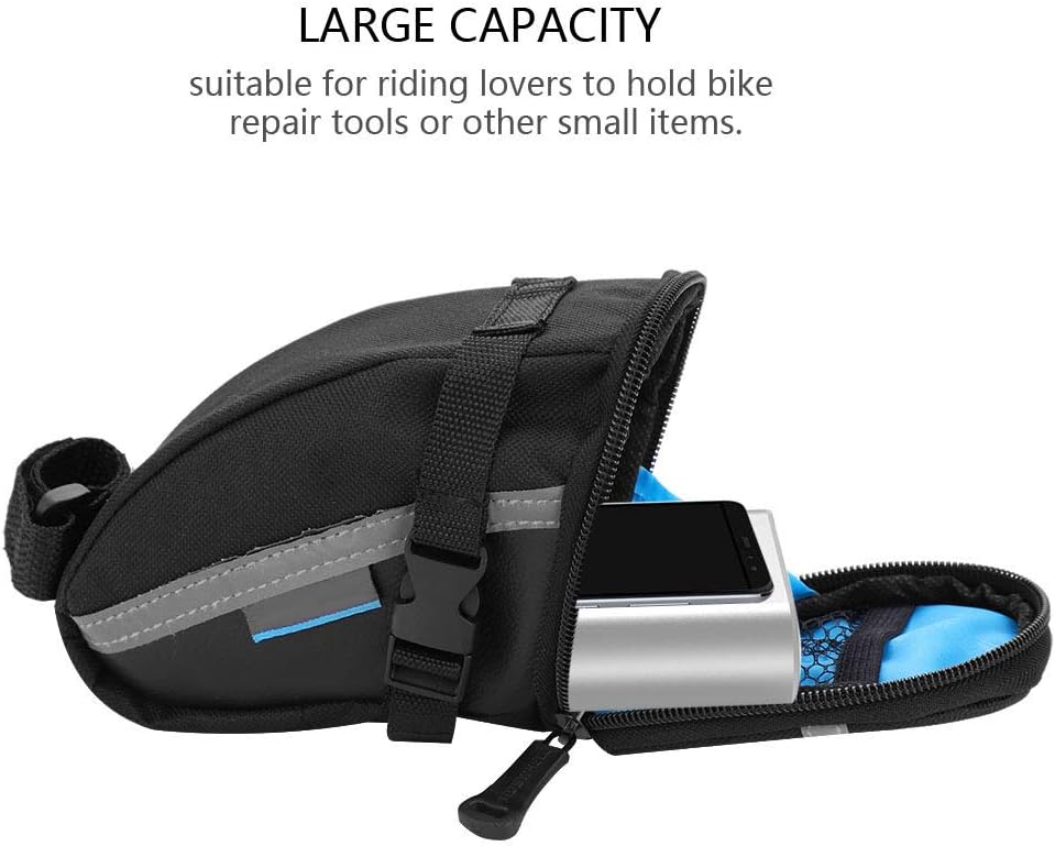 Tbest wasserdichte Fahrradsatteltasche, Rennrad Mountainbike Fahrradsitz Sattel Aufbewahrungsbeutel