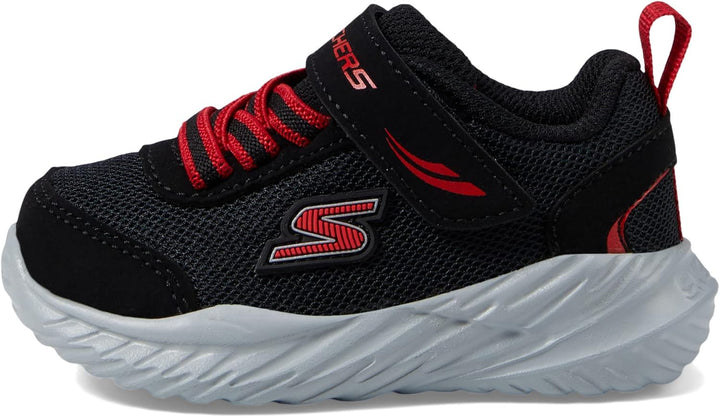 Skechers Jungen Nitro Sprint Sneaker 24 EU Schwarz, 24 EU Schwarz