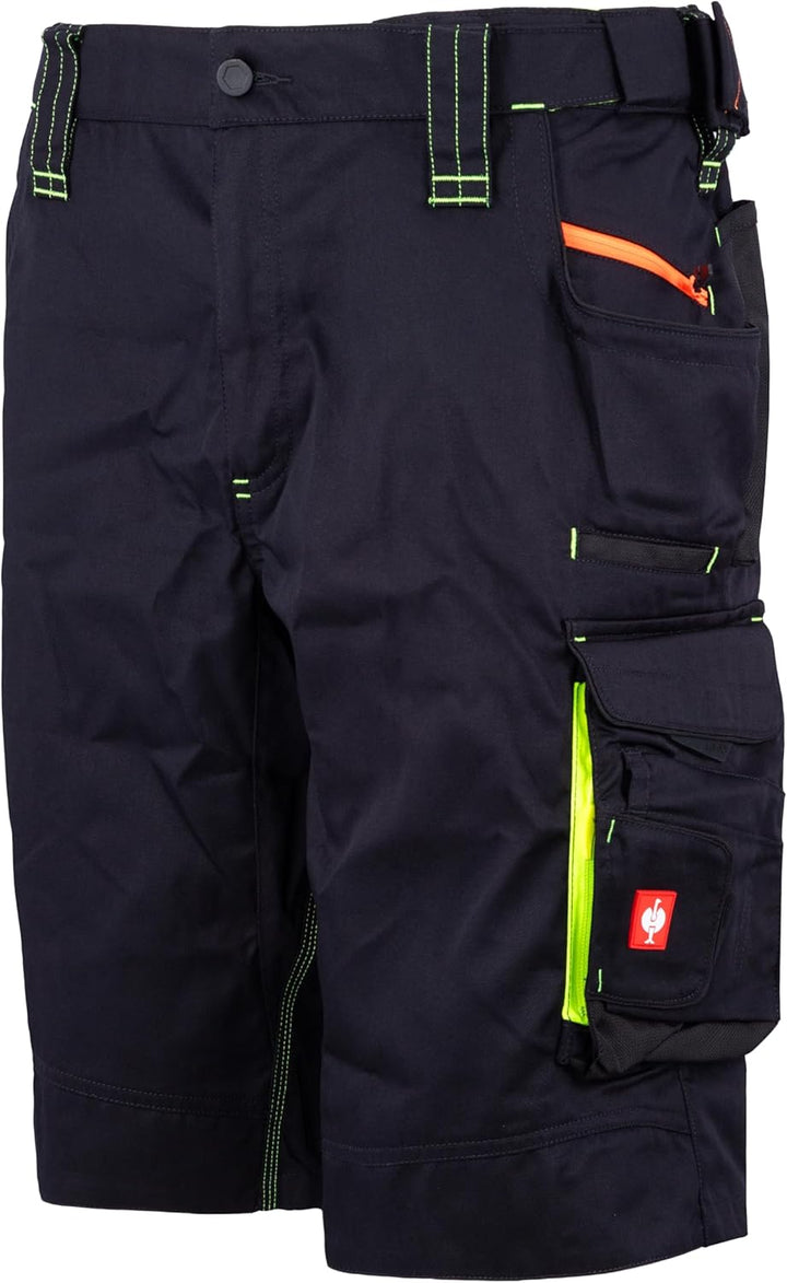 Engelbert Strauss 65513 SHORTS e.s.motion 2020 - sportlich Arbeitshose, schwarz/gelb, Grösse 54 54 S