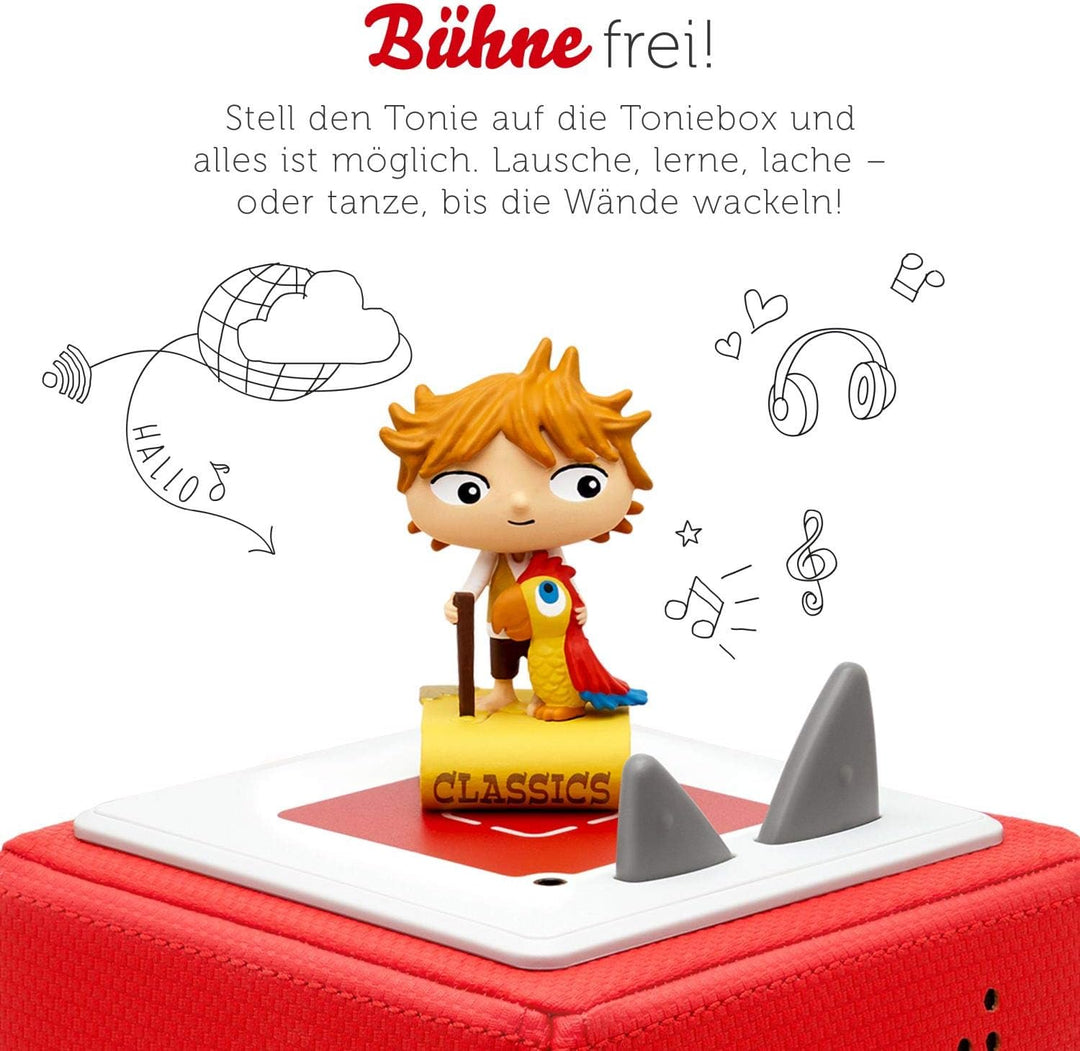 tonies Hörfiguren für Toniebox, Lieblings-Klassiker – Robinson Crusoe und 4 weitere Klassiker, Hörsp