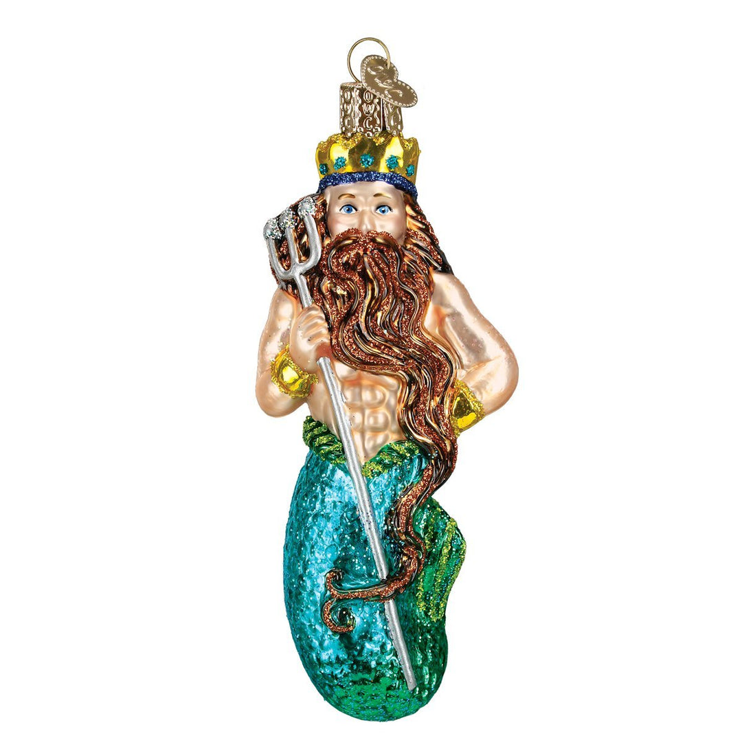 Old World Christmas Ornamente: Meeres- und Wassertiere, geblasene Glasornamente für Weihnachtsbaum,