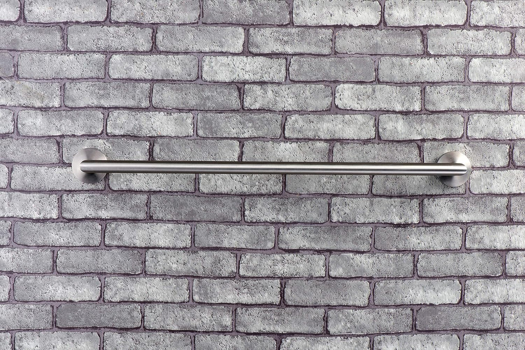 Ambrosya - Handtuchhalter zum Bohren - Badetuchhalter Handtuchstange Handtuch Haken Halter Wand Bad