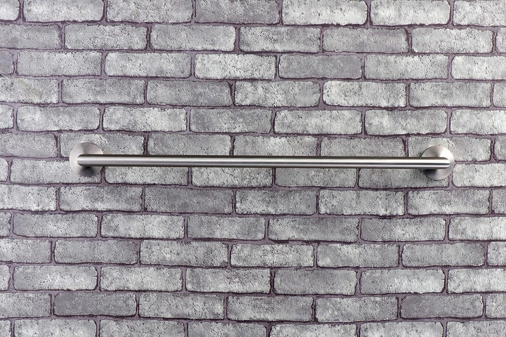 Ambrosya - Handtuchhalter zum Bohren - Badetuchhalter Handtuchstange Handtuch Haken Halter Wand Bad