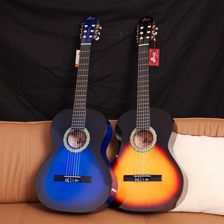Winzz Konzertgitarre 4/4 Anfänger Set - 39 Zoll Klassische Gitarre Kit mit Nylonsaiten für Erwachsen