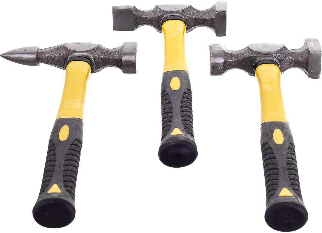 TC TECHNIC Profi Ausbeulsatz Ausbeulset Hammer Amboss Ausbeulwerkzeug Satz Werkzeug-Koffer