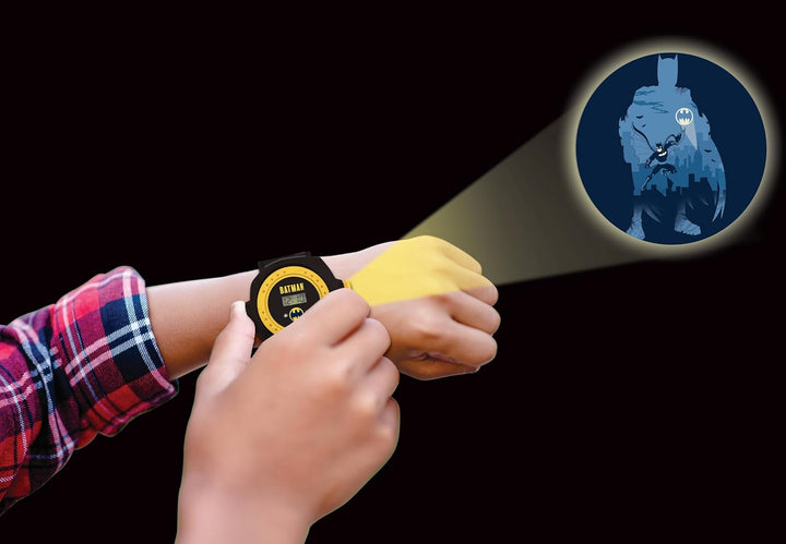 Lexibook - Batman Einstellbare Digitale Projektionsuhr - 20 Bilder Batman - für Kinder/Jungen - Schw