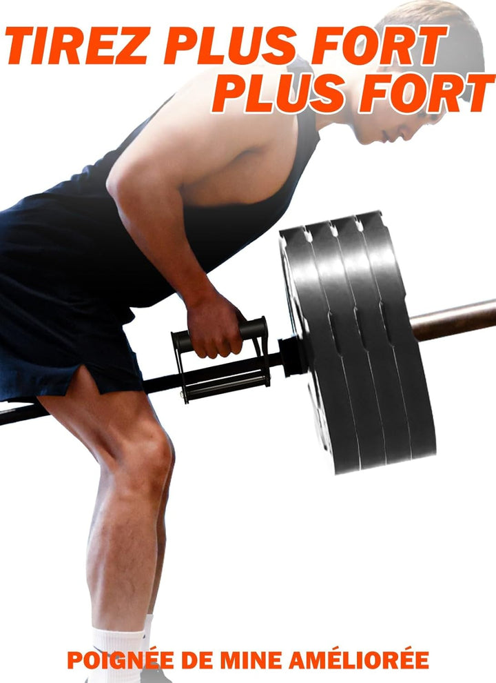 Fitarc V-Stangenaufsatz, T-Stangen-Row-Landmine-Griff, tragbarer Landmine-Aufsatz für Langhantel, pa