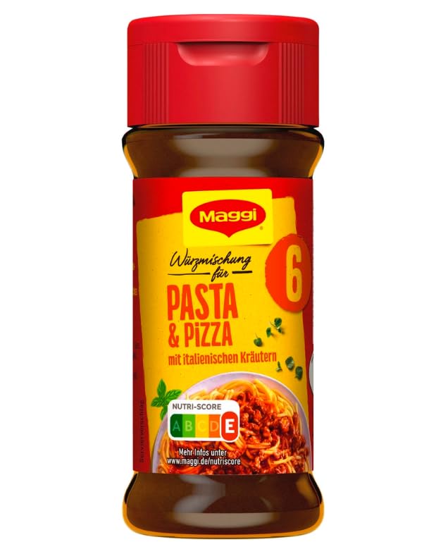 4erPack (4ST x 60G) Maggi Würzmischung Nr. 6 Pasta/Pizza, Nr. 6 Pasta/Pizza