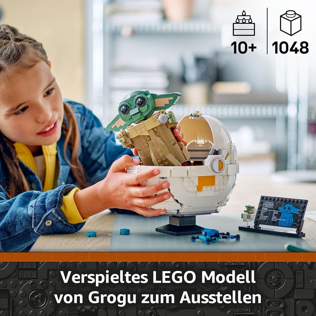 LEGO Star Wars 75403 Grogu in Seiner Repulsorwiege aus The Mandalorian - Minifigur zum Sammeln - Mod