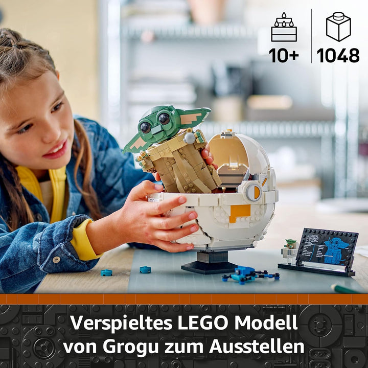 LEGO Star Wars 75403 Grogu in Seiner Repulsorwiege aus The Mandalorian - Minifigur zum Sammeln - Mod