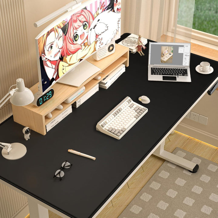 LL-COEUR XXL Schwarz Mauspad Gaming Mouse Mat Laptops Schreibtischunterlage Desk Pad (1200 x 600 x 3