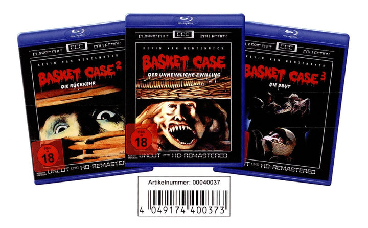 Basket Case 3er Package - Classic Cult Collection - Uncut - 3 Filme auf, Blu-ray