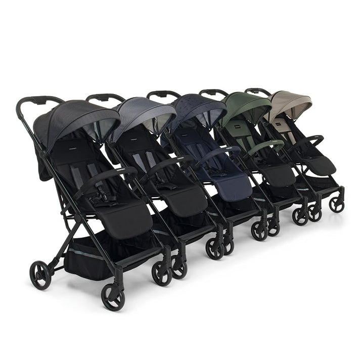 Foppapedretti Kompakter Kinderwagen Voilà, für Kinder 0-22 kg (0-4 Jahre), 1-Hand-Verschluss, Self-S