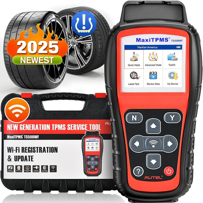 Autel MaxiTPMS TS508, Professional für Aktivieren/Neulernen Aller Sensoren, TPMS Reset, TPMS Program