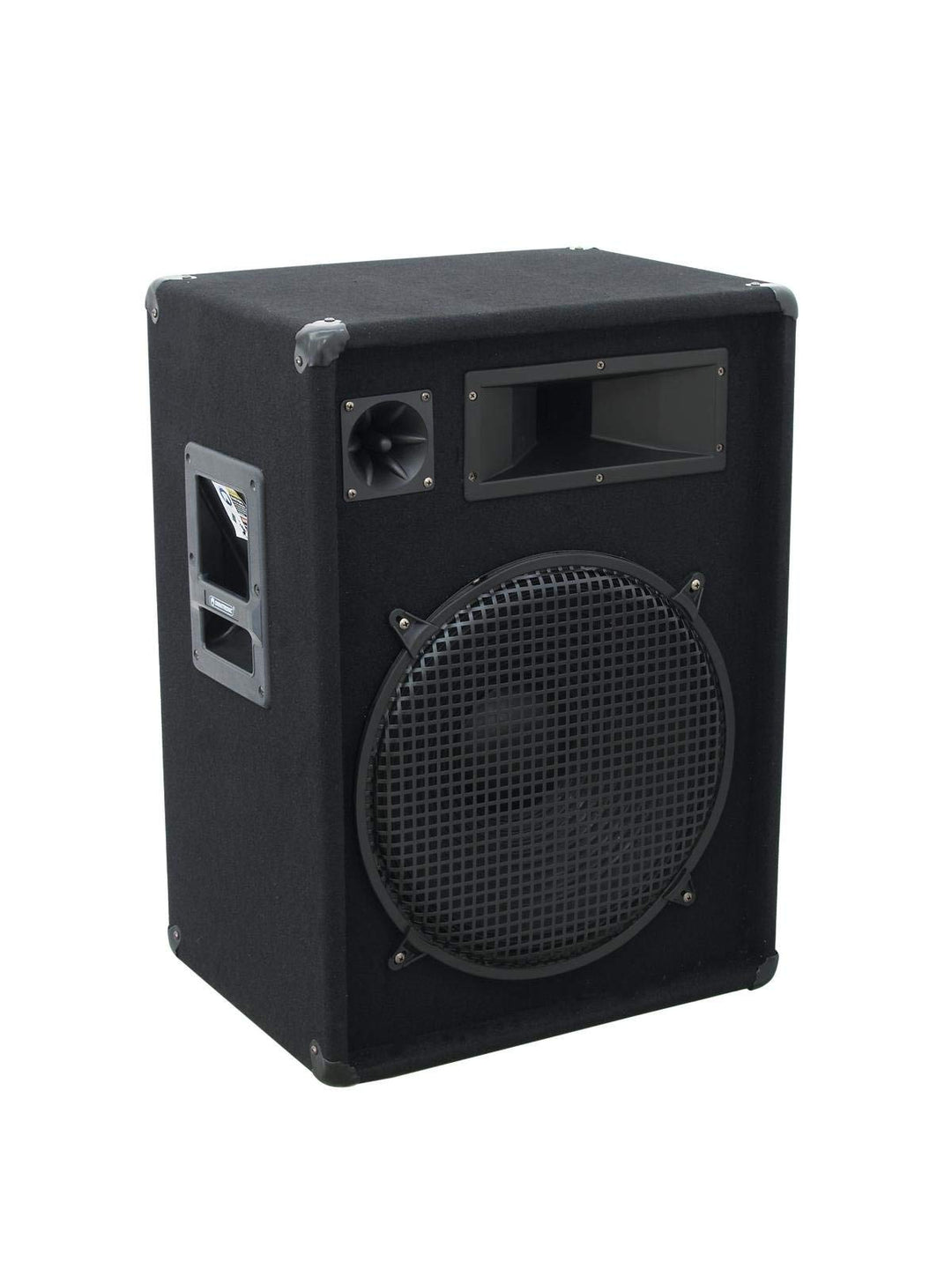 OMNITRONIC DX-1522 3-Wege Box 800 W | Robuste Full-Range-Box mit 15" Tieftöner und 800 Watt Leistung