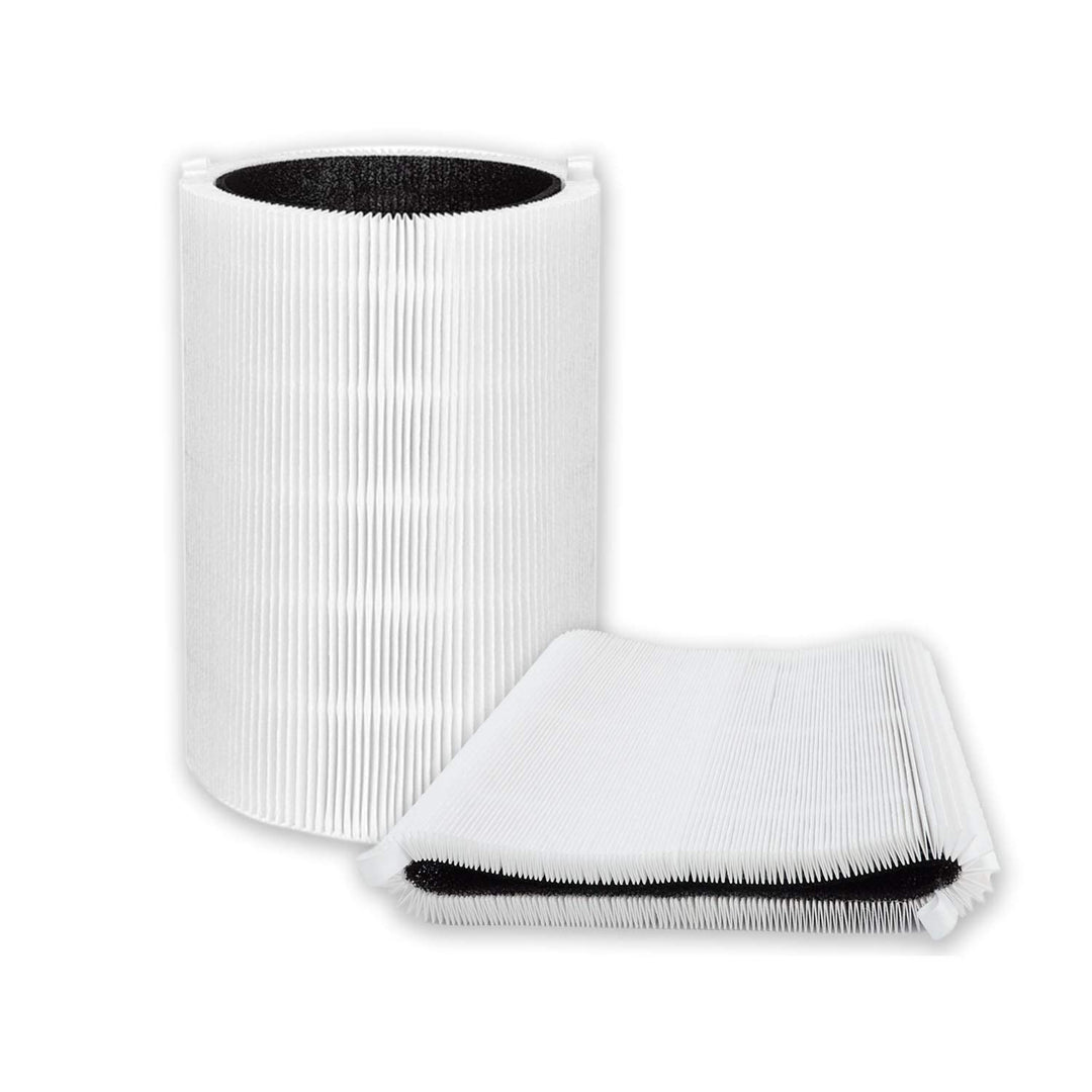PUREBURG Ersatz-HEPA kompatibel mit Blueair Blue Pure 411/411+/3210 Luftreiniger,H13 True HEPA und A