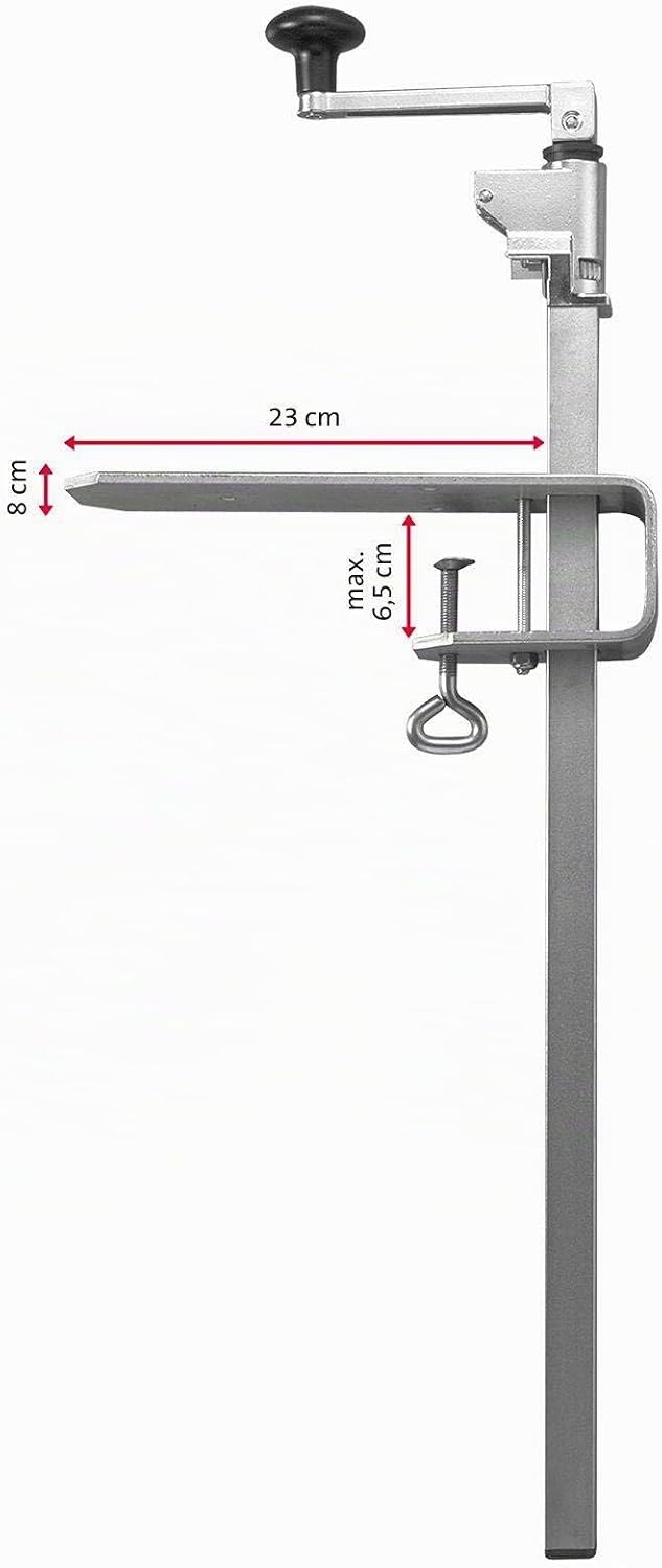 Westmark Dosenöffnermaschine zur Tischmontage, für Gastronomie/Profi-Küchen, Länge: 84 cm, Stahl/Ede