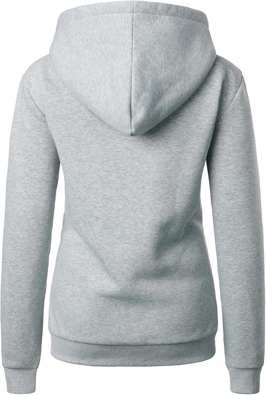 Damen Kapuzenpullover Basic Damen Hoodie mit Reissverschluss Kapuzenpulli Langarm Kapuze Herbst Wint