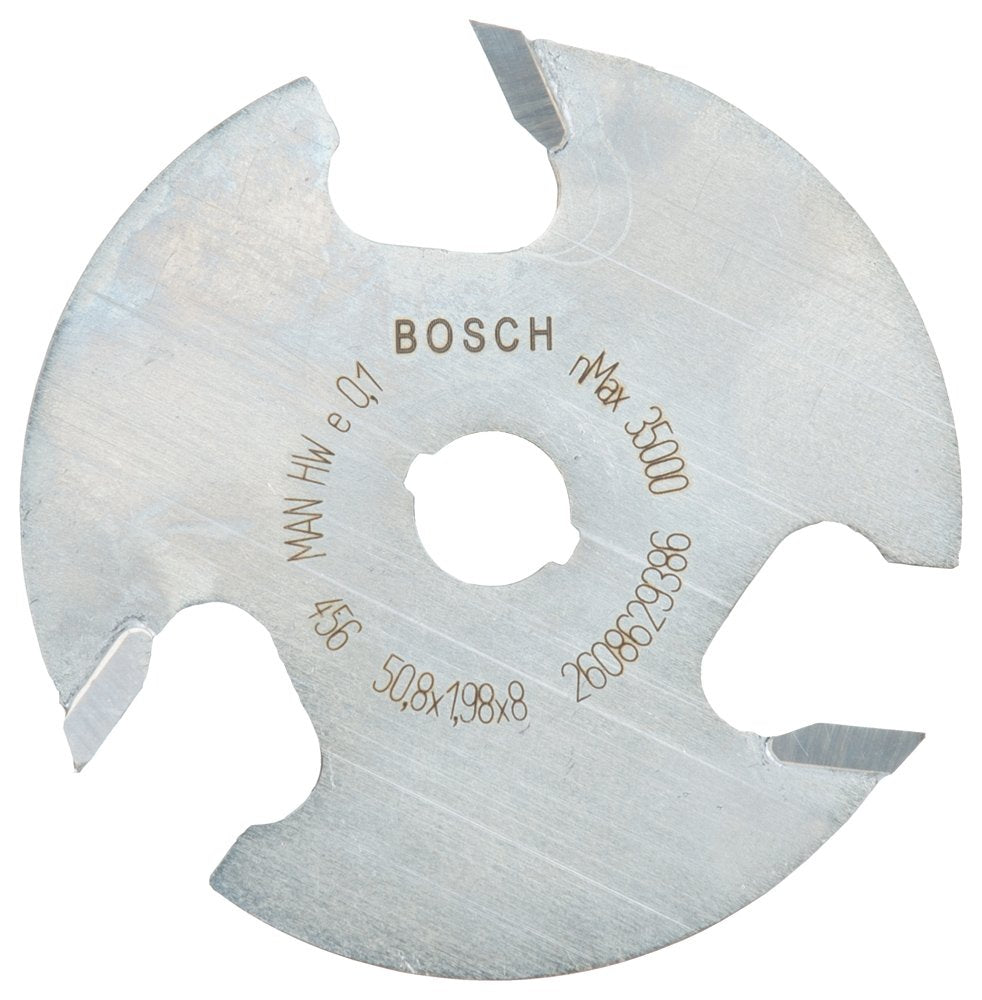 Bosch Professional Scheibennutfräser Expert for Wood (Holz, 8 x 51 x 2 mm, Zubehör Handfräse) Arbeit