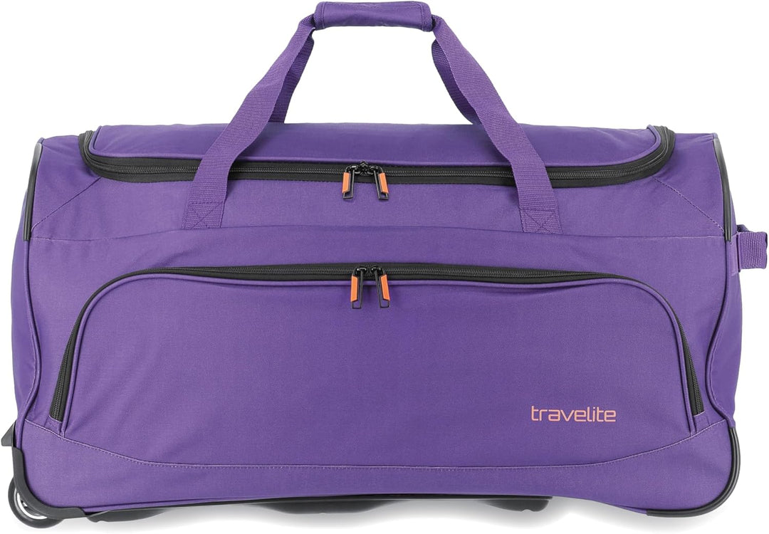 travelite 2-Rad Trolley Reisetasche Grösse L, Gepäck Serie BASICS FRESH: Weichgepäck Reisetasche mit