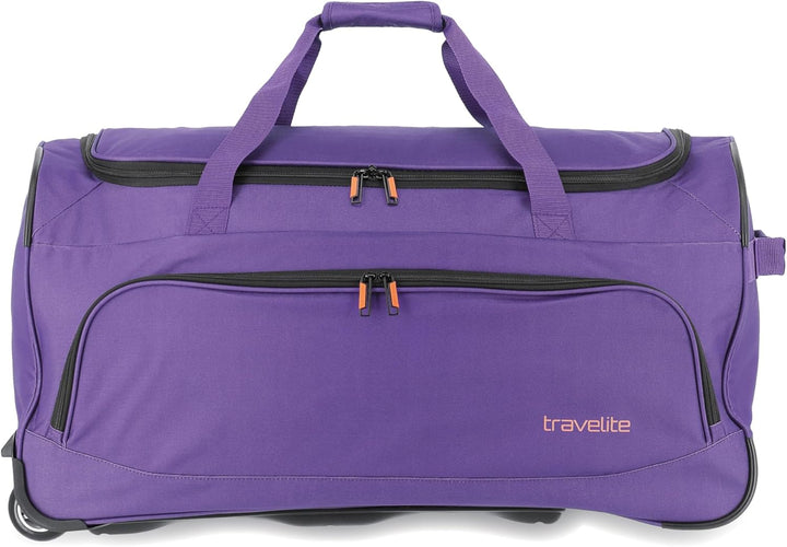 travelite 2-Rad Trolley Reisetasche Grösse L, Gepäck Serie BASICS FRESH: Weichgepäck Reisetasche mit