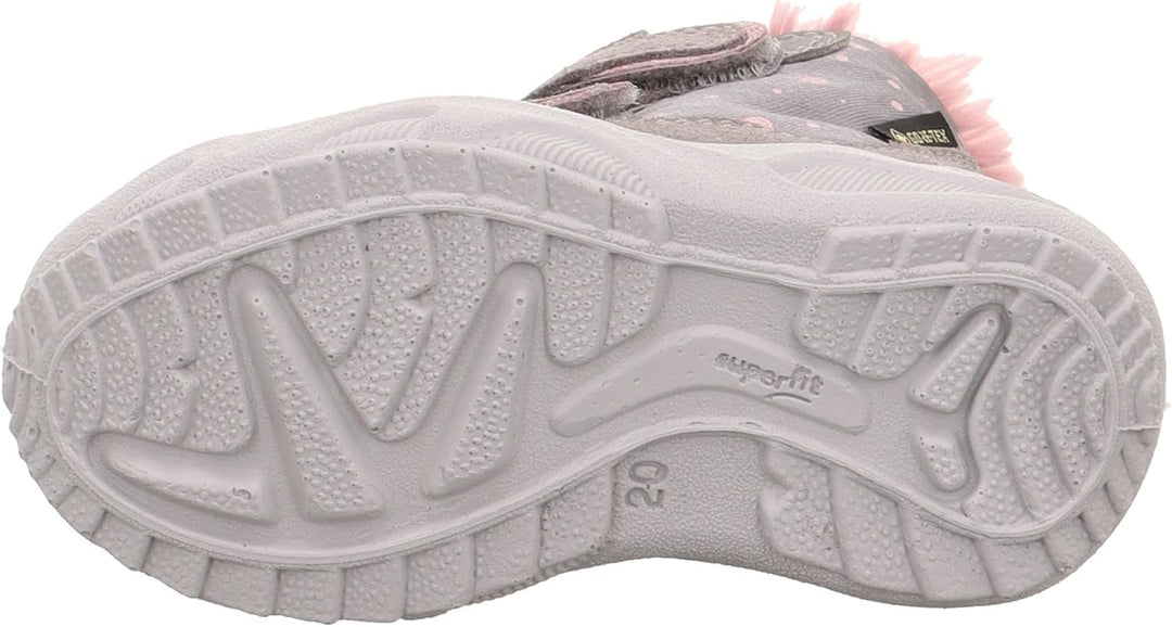 Superfit Baby - Mädchen Glacier Stiefel Gore-tex 1-009226Schneestiefel 20 EU Weit Grau Rosa 2500, 20