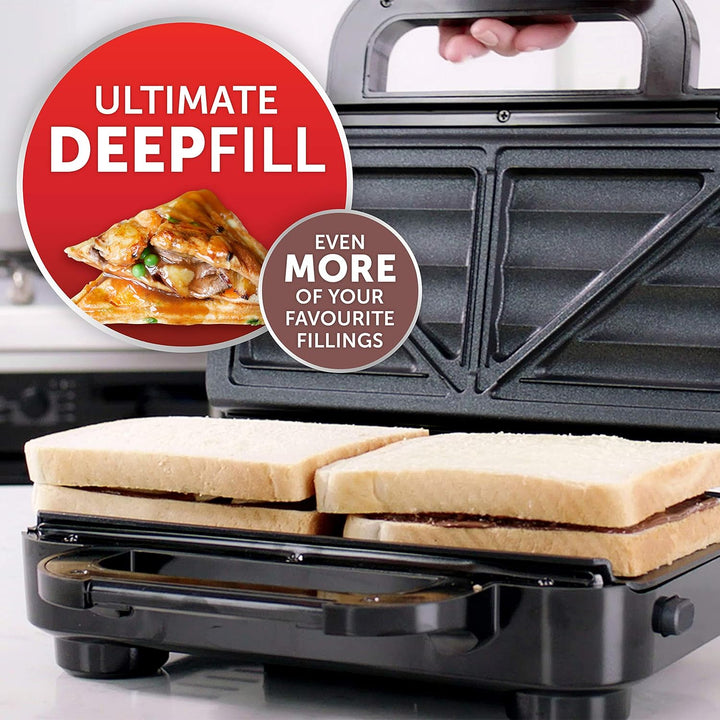 Breville Ultimate VST082 Toastimaker mit tiefer Befüllung | 2-Scheiben-Toastoaster | Abnehmbare Anti