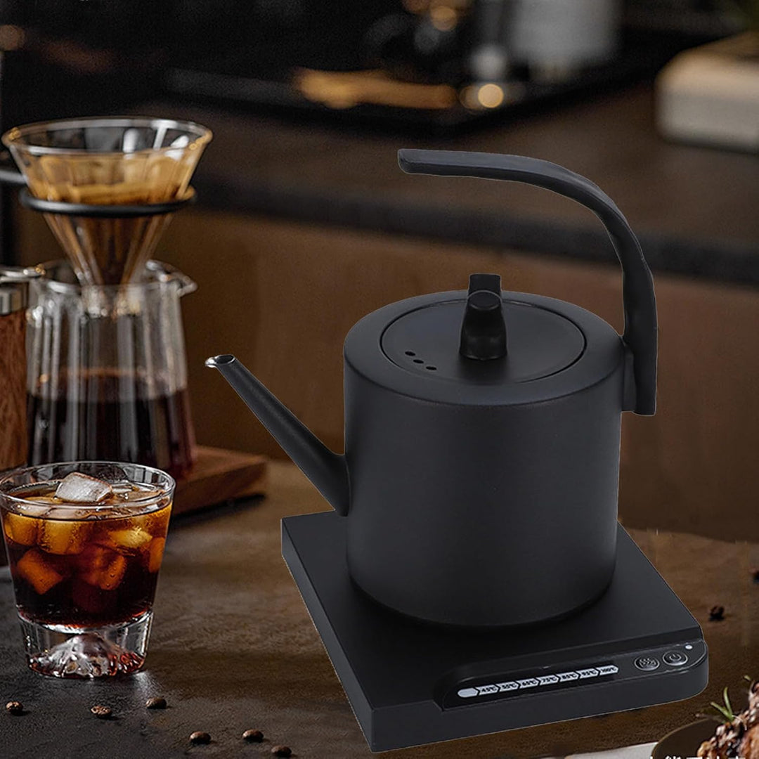 Schwanenhals Wasserkocher, Edelstahl Temperaturregelung, Gooseneck Kettle für Coffee Tea Brewing, 10