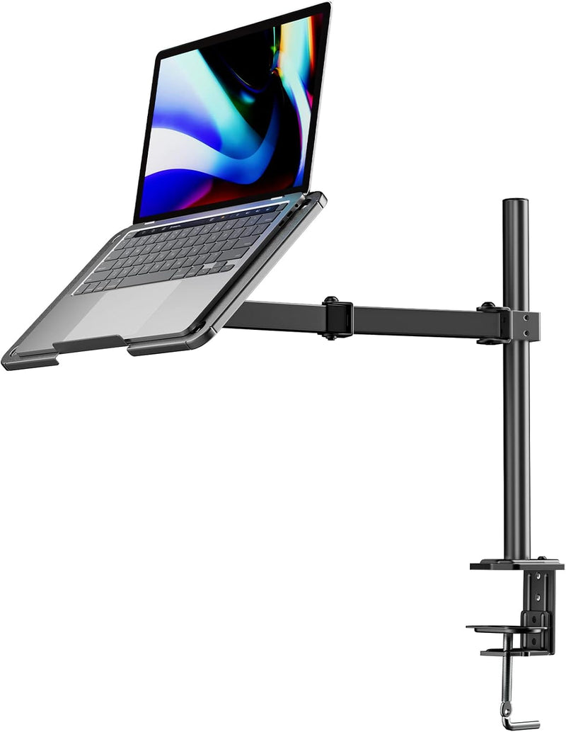 HUANUO Laptop Halterung Schreibtisch, Laptop Arm, Laptophalter Schreibtisch für 16,5” Laptop, Monito