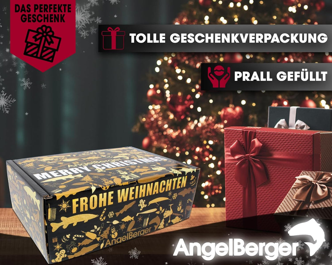 Angel Berger Angel Weihnachtsbox Angler Geschenk Weihnachten Petri Box Adventsgeschenk Weihnachtsbox