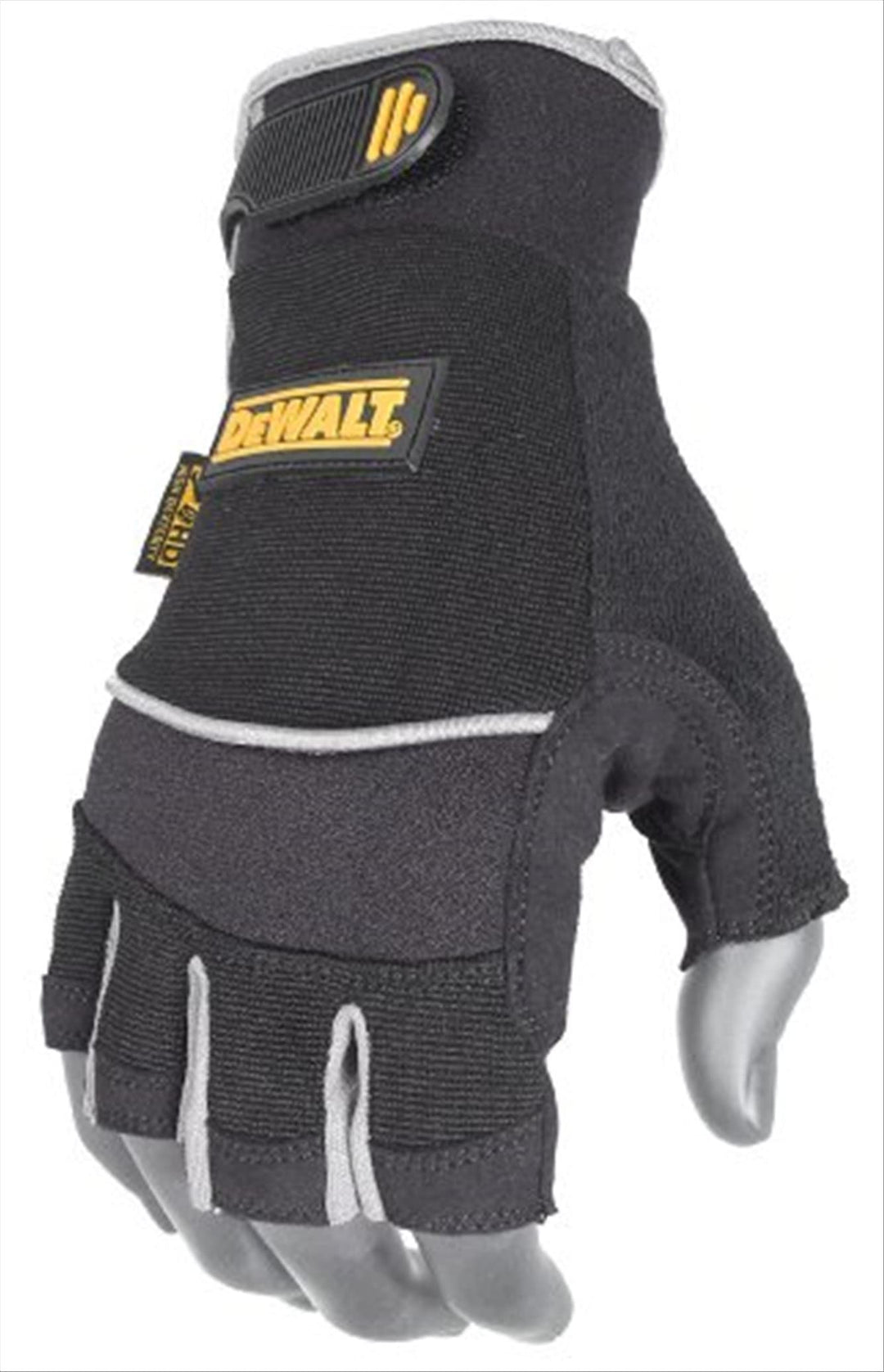 DEWALT DPG230XL Techniker-Handschuhe, fingerlos, Kunstleder, Grösse XL X-Large (Pack of 1), X-Large